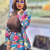 BOUQUET Floral Skirt Suit