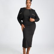 AMY EMBELLISHED CROPPED JACKET SET