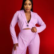 LUMA Cropped Suit Set